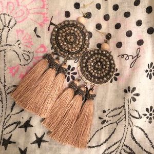 Free People Statement Tassel Earrings